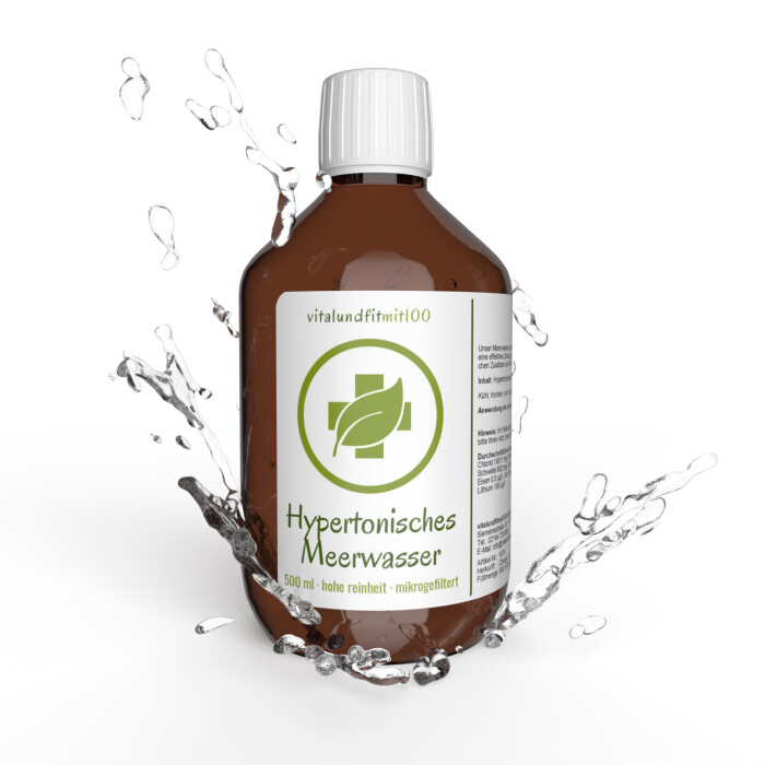 Hypertonisches Meerwasser mikrogefiltert 500 ml